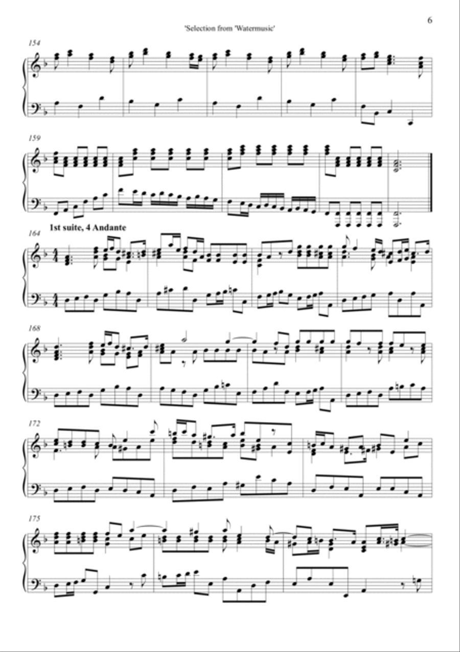 'Watermusic' Piano Solo scores gallery preview page 6