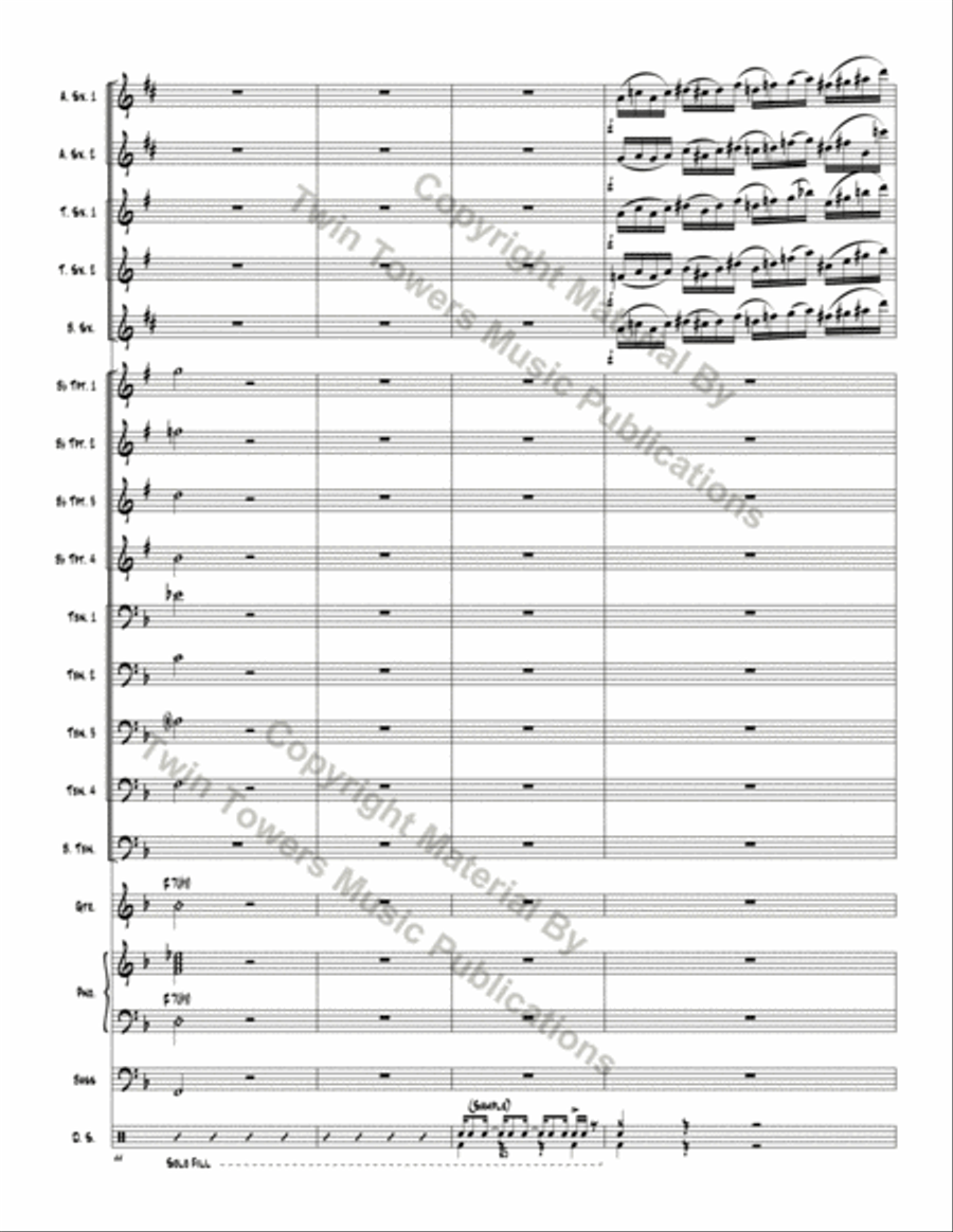 Don't Mess Around Don't Mess Around Jazz Ensemble scores gallery preview page 16