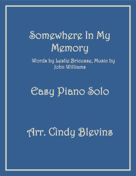 Somewhere In My Memory, for Easy Piano Solo image number null