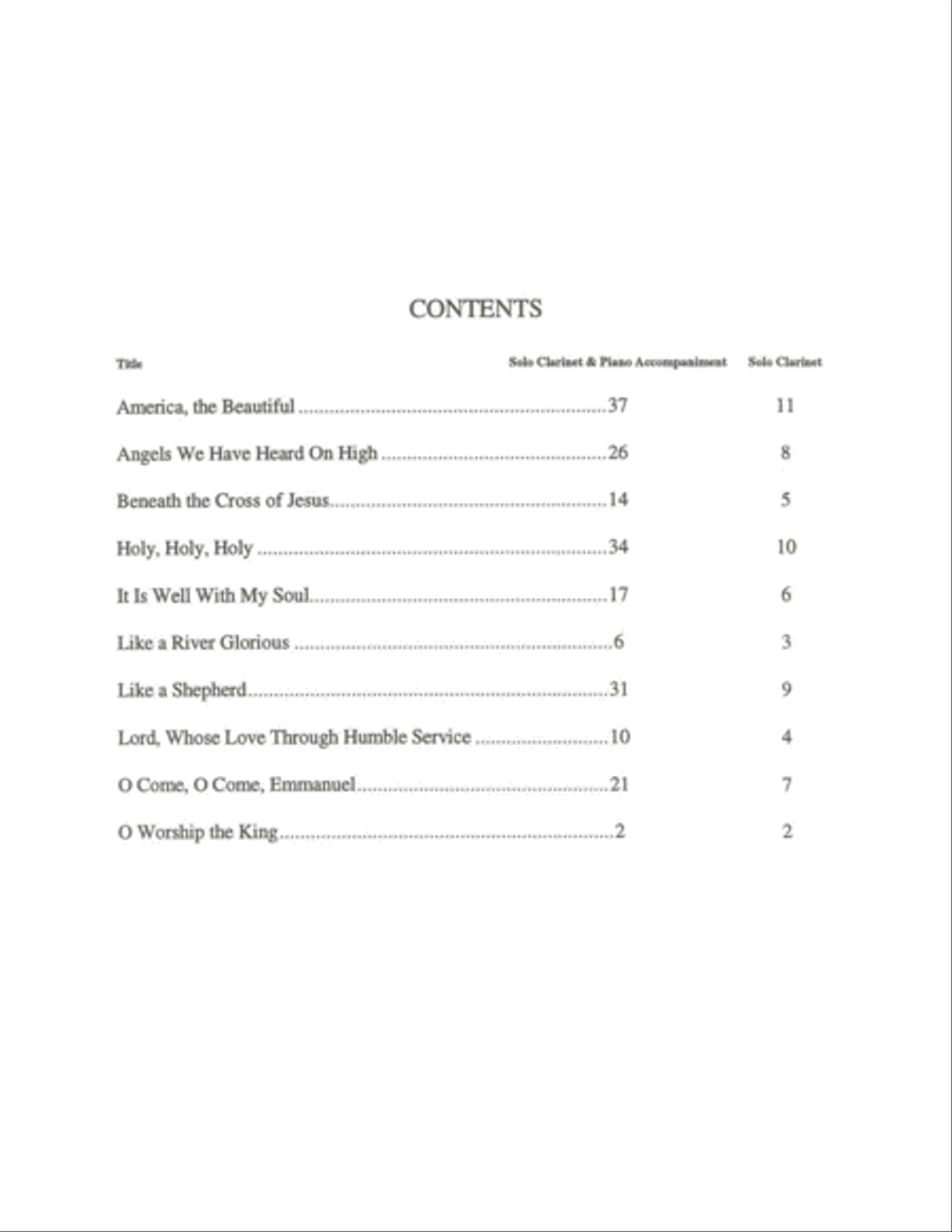 Clarinet Stylings-Digital Download Clarinet Solo scores gallery preview page 4