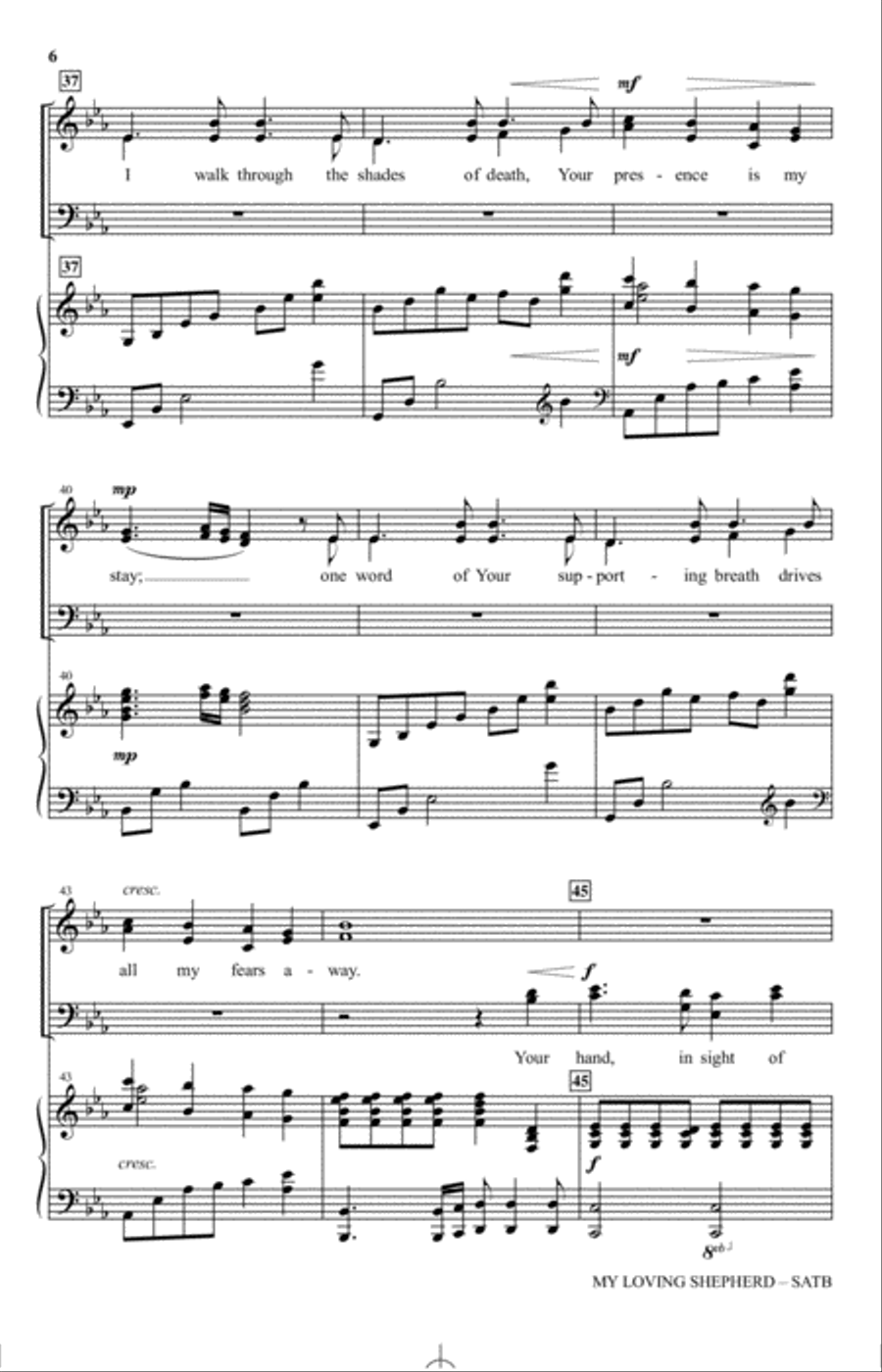 My Loving Shepherd My Loving Shepherd 4-Part scores gallery preview page 5