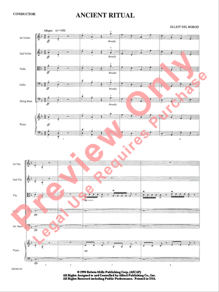 Ancient Ritual Ancient Ritual String Orchestra scores gallery preview page 4