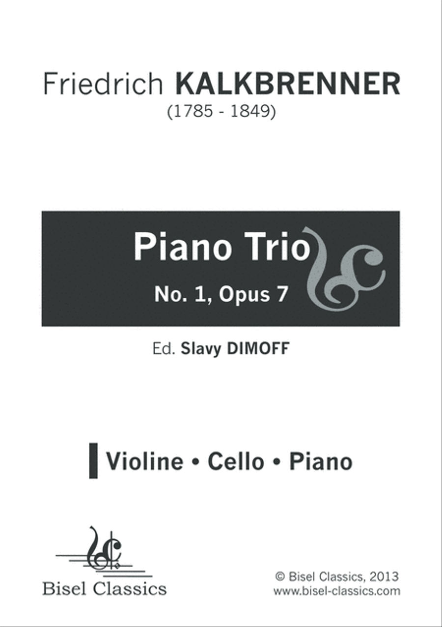 Piano Trio No 1, Opus 7 Piano Trio scores gallery preview page 3