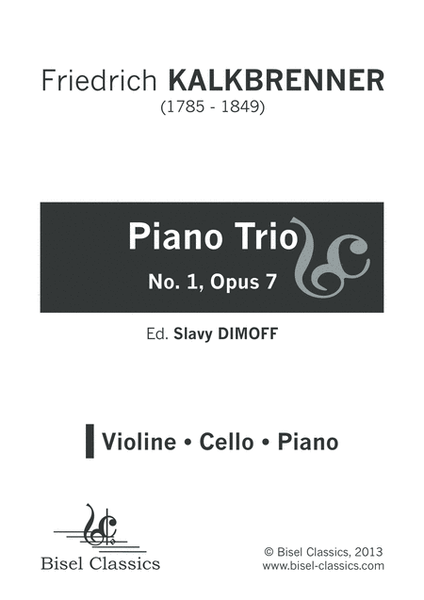 Piano Trio No 1, Opus 7