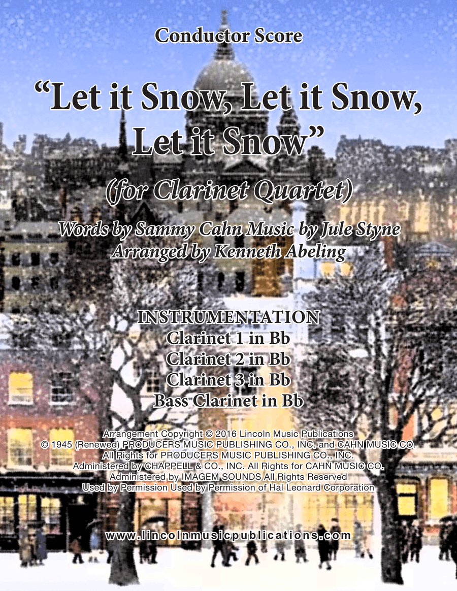 Let It Snow! Let It Snow! Let It Snow! Woodwind Ensemble scores gallery preview page 1