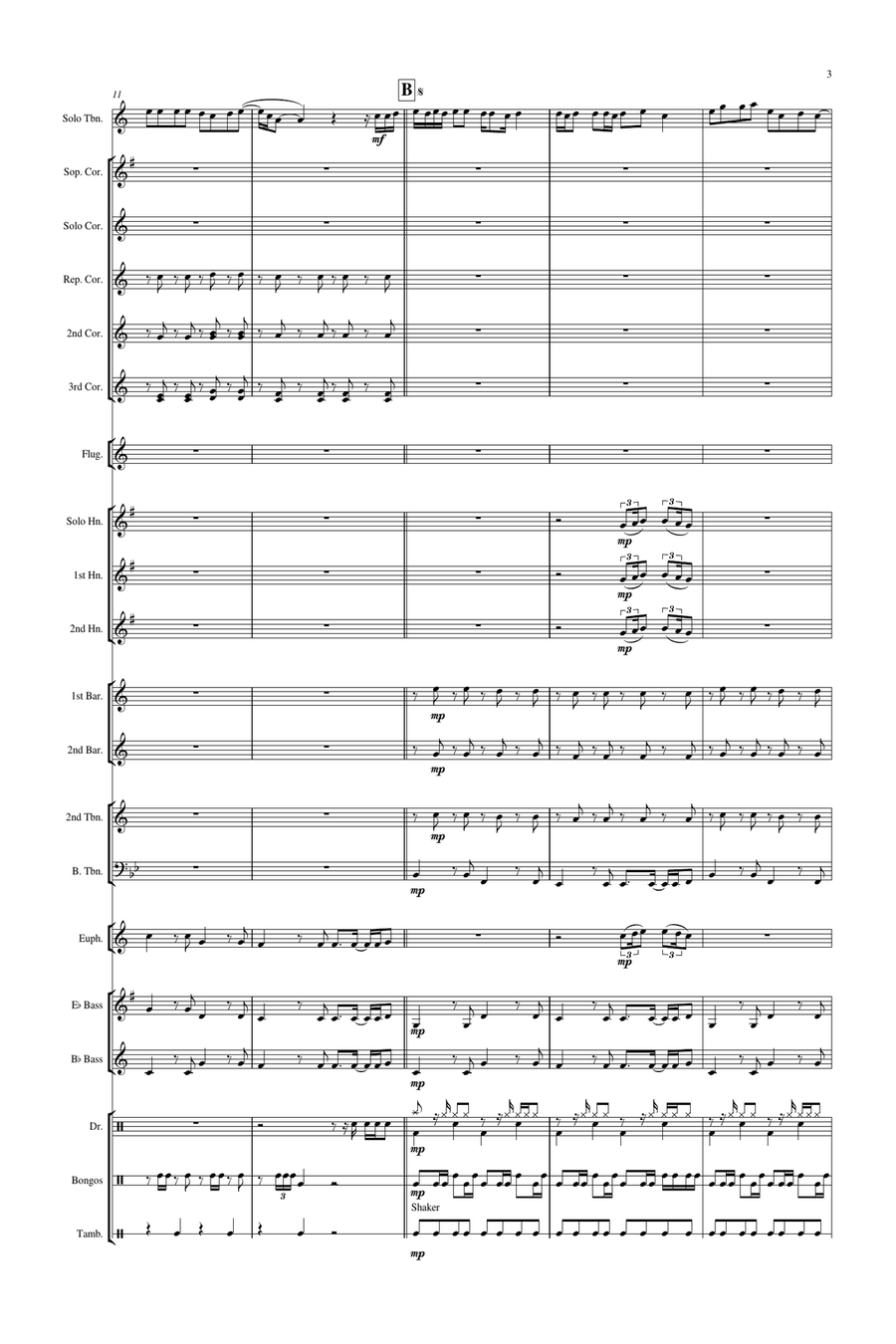 The Lazy Song Brass Band scores gallery preview page 6