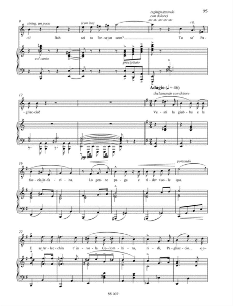 Recitar! ... Vesti la giubba Tenor Voice scores gallery preview page 2