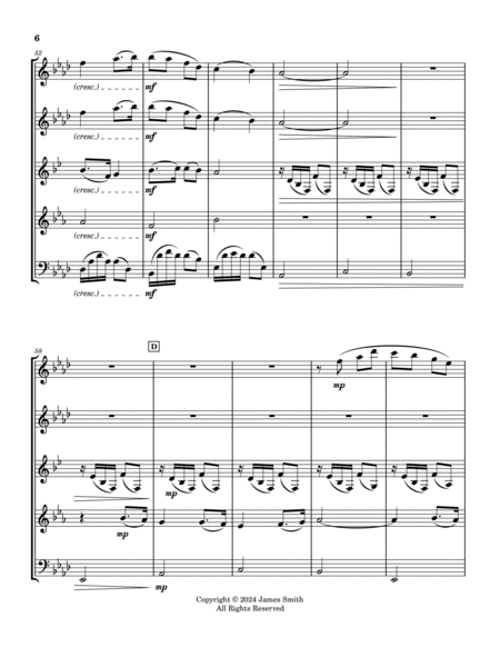 Romance sans paroles (Op. 17), No. 3 for Wind Quintet image number null