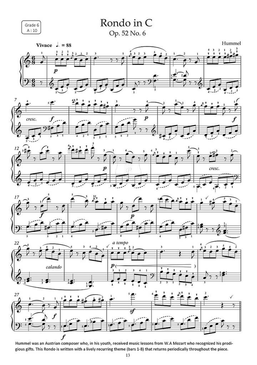 Teachers' Choice Selected Piano 2025 Grade 6-7 Piano Solo scores gallery preview page 2