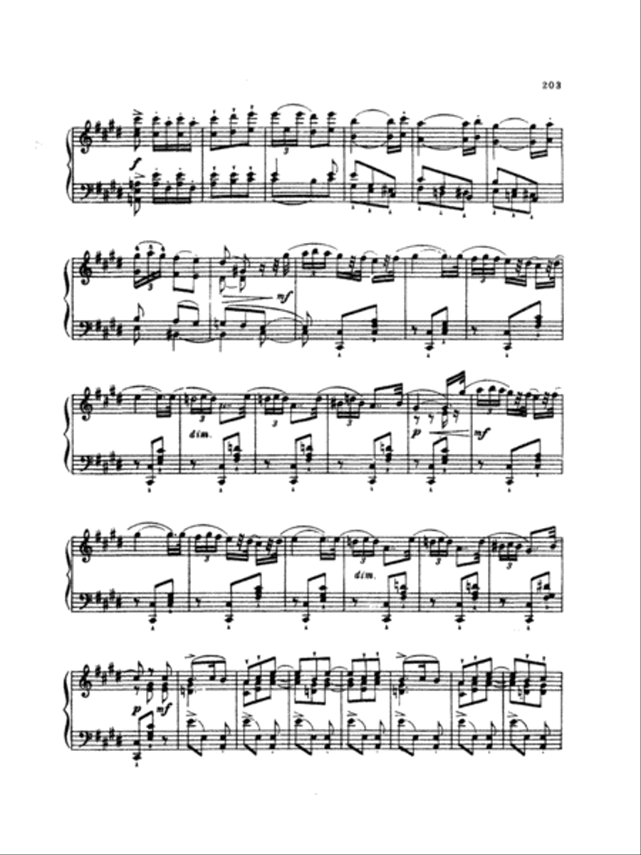 Tchaikovsky: Eighteen Piano Pieces, Op. 72; Aveu Passionne; Valse, Op. 40, No. 9, 1st Version Piano Solo scores gallery preview page 2