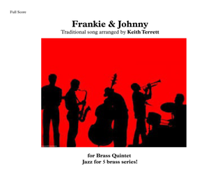 Book cover for Frankie & Johnny for Brass Quintet (Jazz for 5 Brass series)