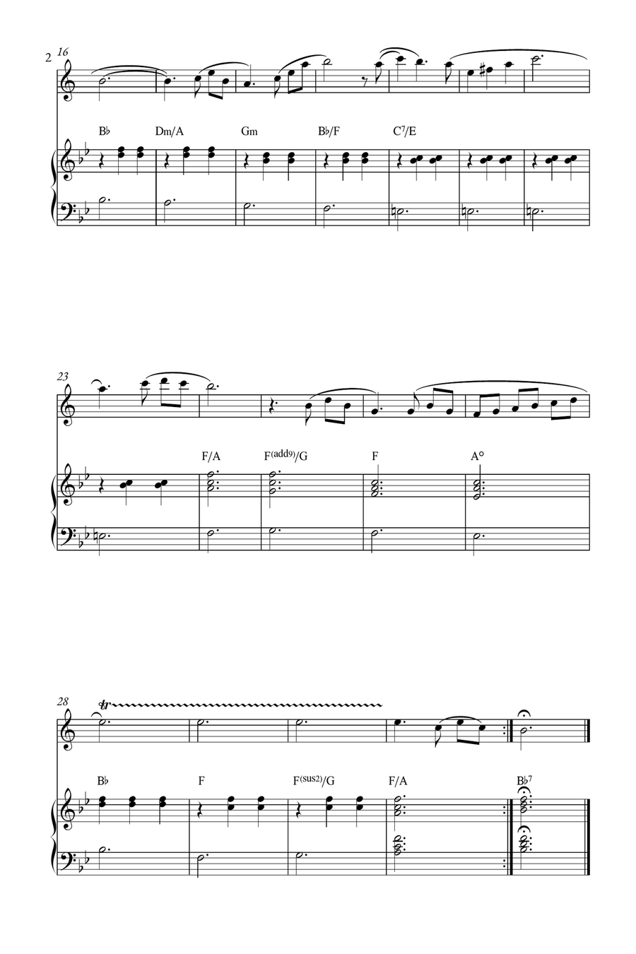 Married Life B-Flat Clarinet scores gallery preview page 2
