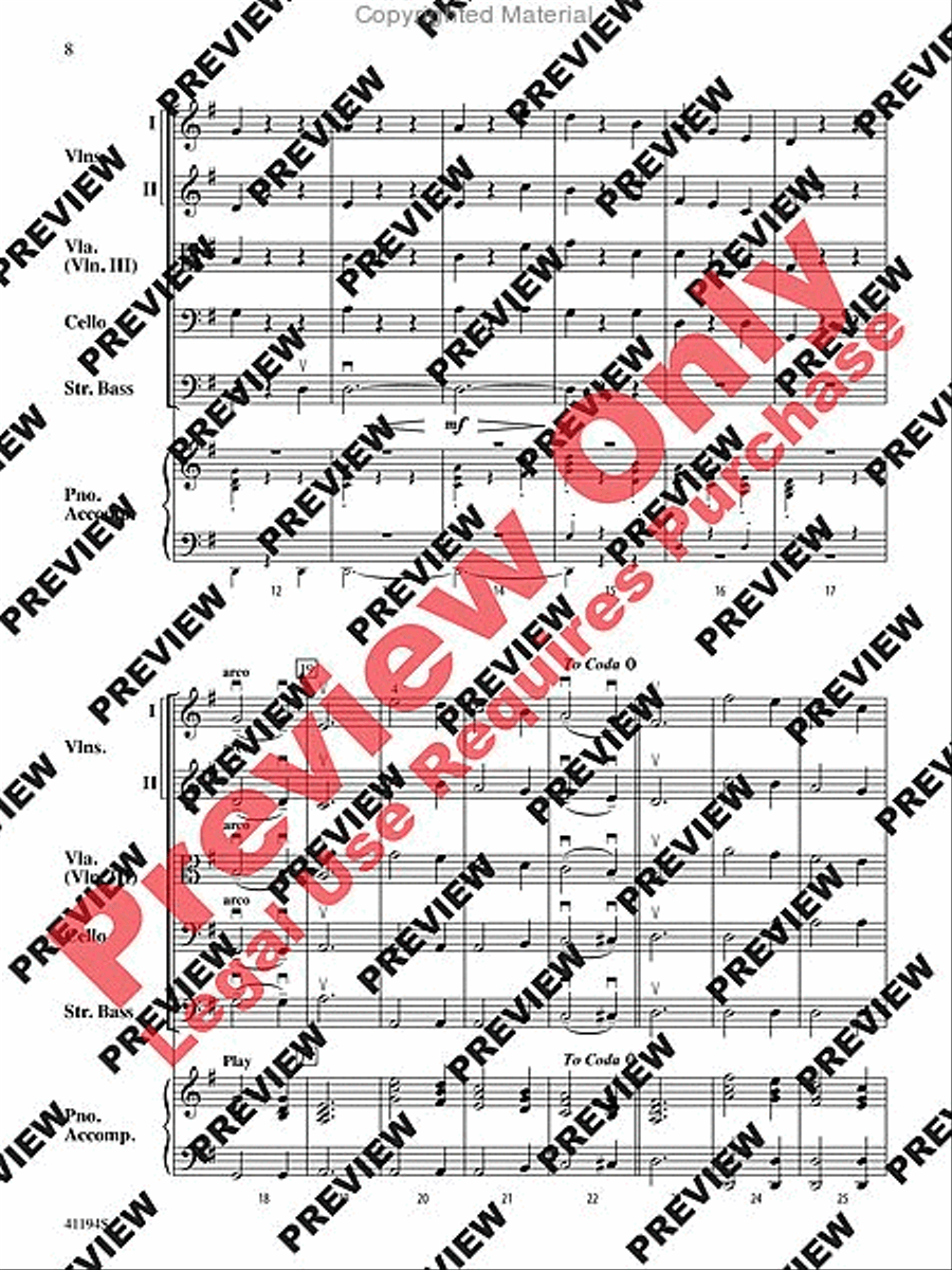 The Wizard of Oz, Suite from String Orchestra scores gallery preview page 9