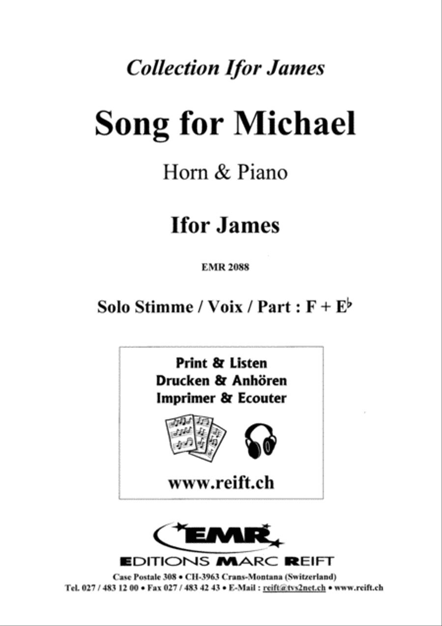 Song for Michael Horn scores gallery preview page 6