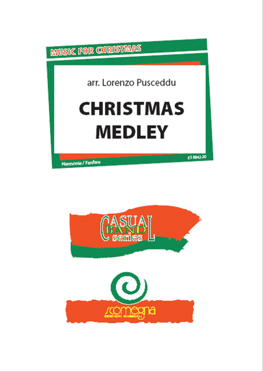 Christmas Medley Concert Band scores gallery preview page 1