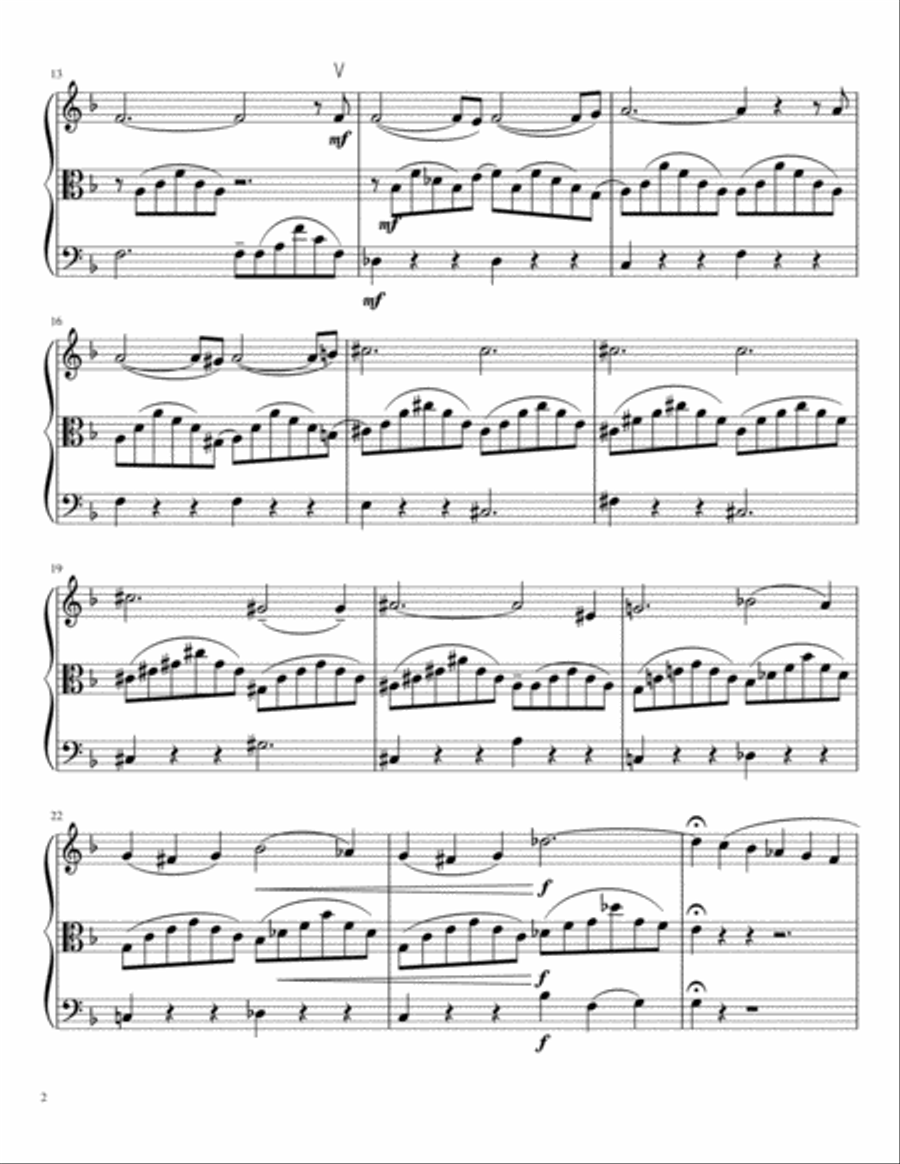 Liebestraum Liebestraum String Trio scores gallery preview page 3