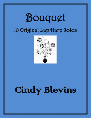 Book cover for Bouquet, 10 original solos for Lap Harp