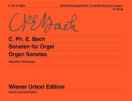 Carl Philipp Emanuel Bach : Complete Works for Organ - Volume 1