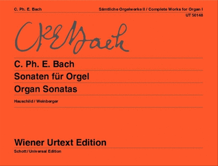 Carl Philipp Emanuel Bach : Complete Works for Organ - Volume 1