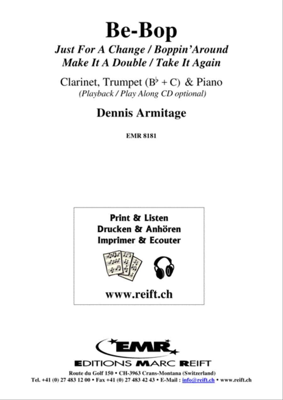 Be-Bop Be-Bop Clarinet scores gallery preview page 2