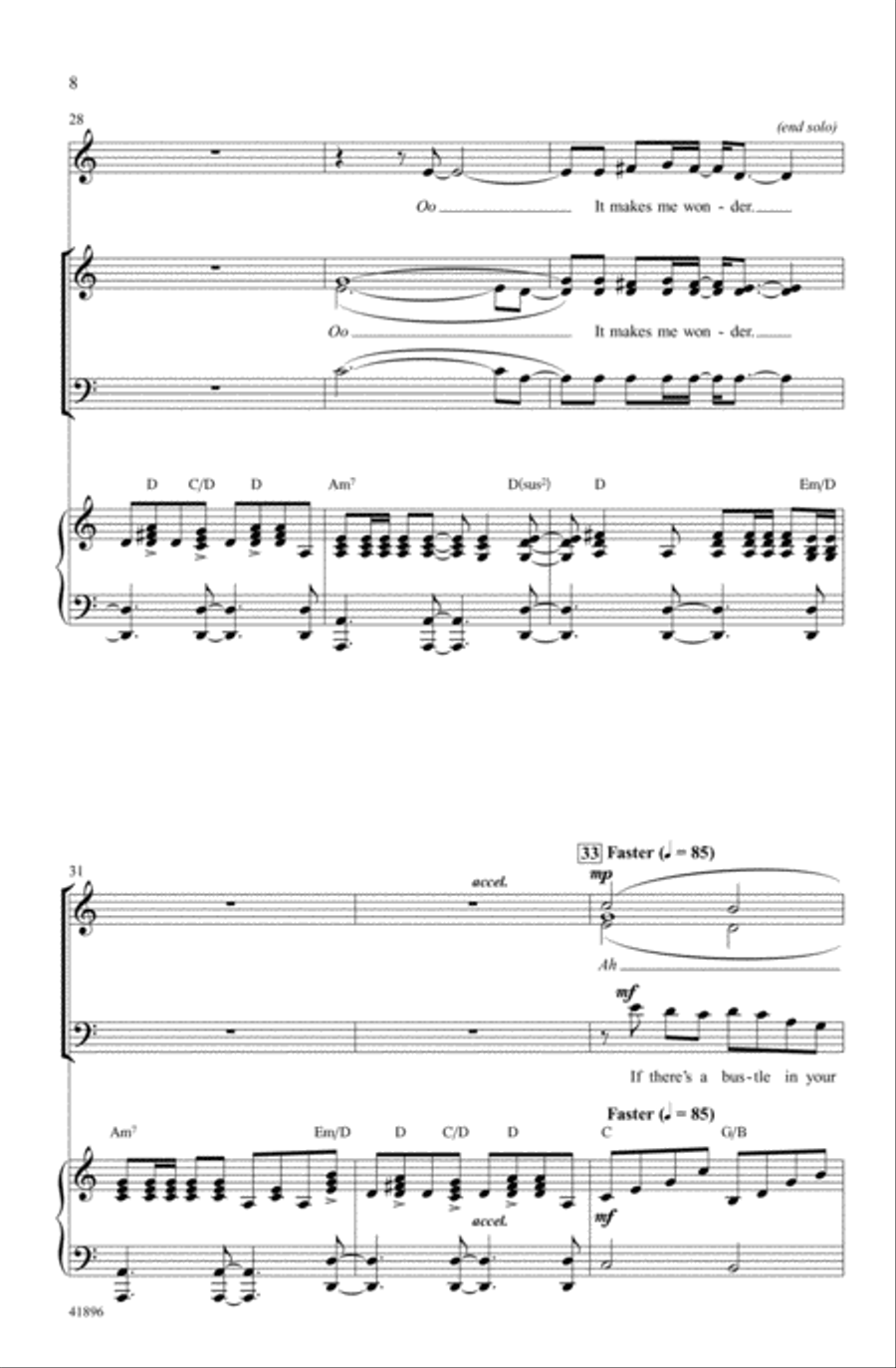 Stairway to Heaven Choir scores gallery preview page 6