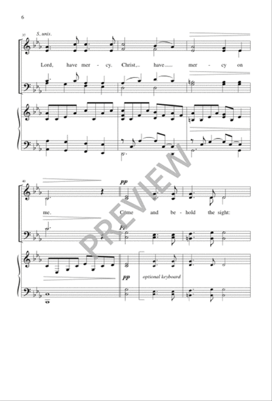 Come, Behold the Lamb Come, Behold the Lamb 4-Part scores gallery preview page 7