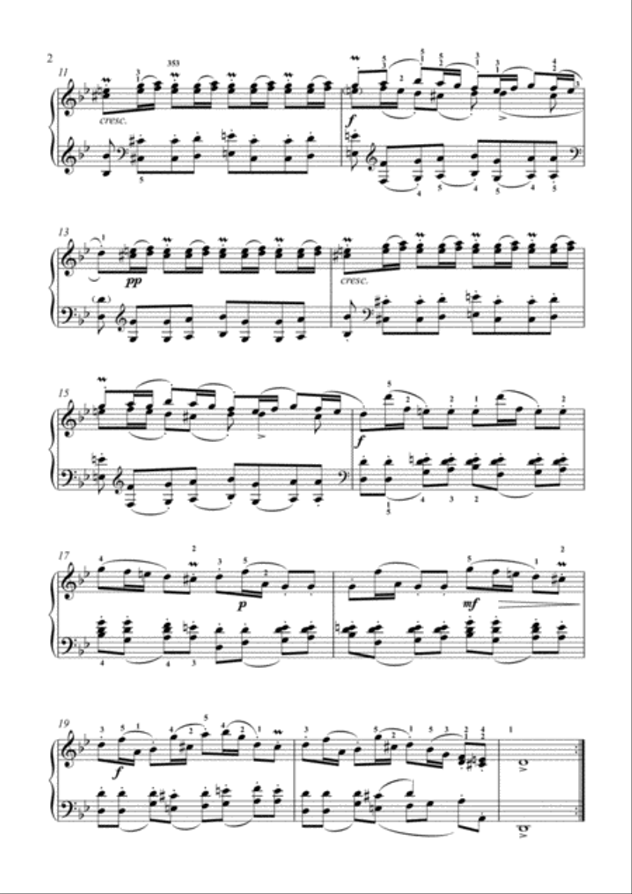 Scarlatti-Sonata in g-minor L.338 K.450(piano) Piano Solo scores gallery preview page 3