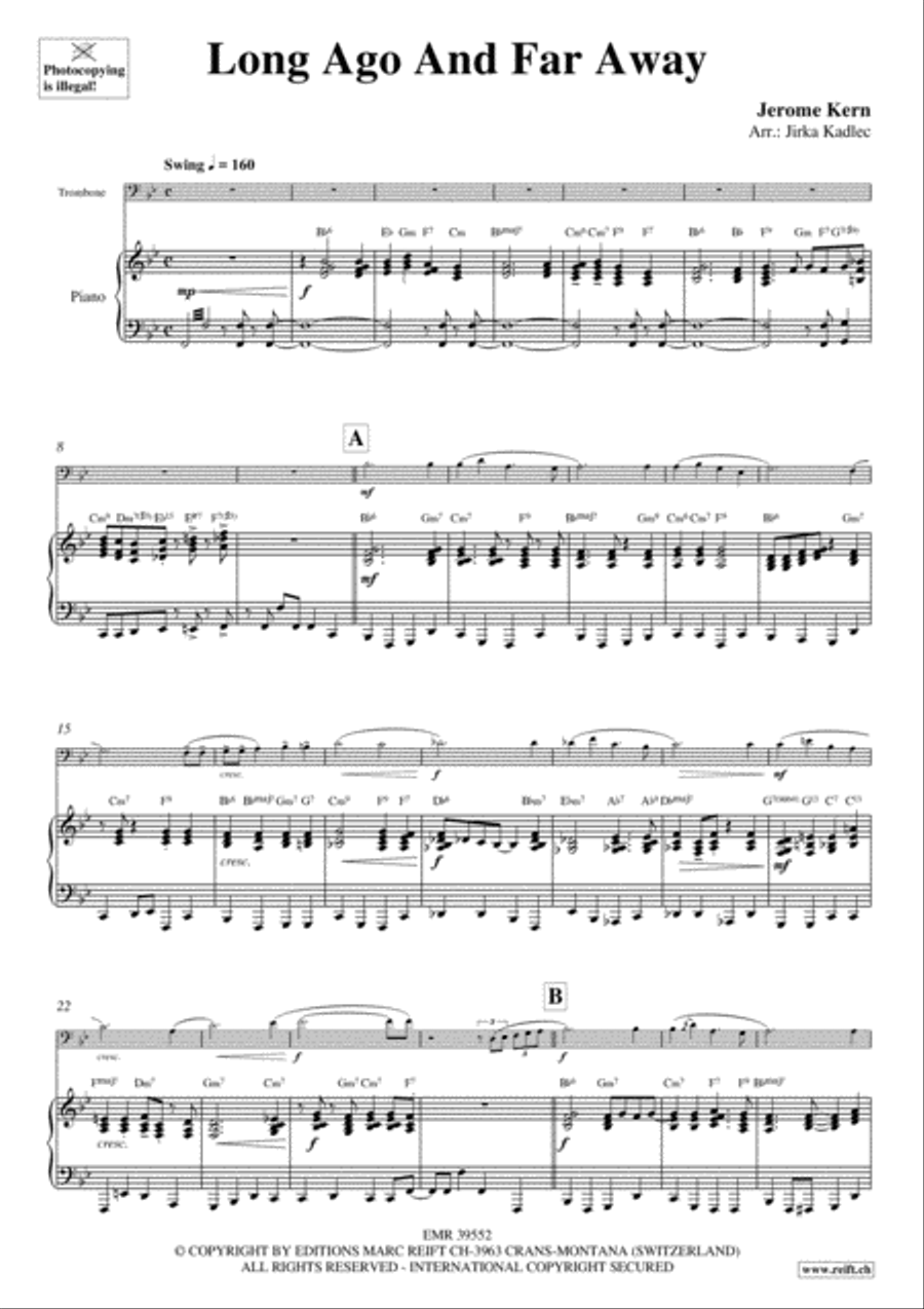 Long Ago And Far Away Piano Accompaniment scores gallery preview page 4