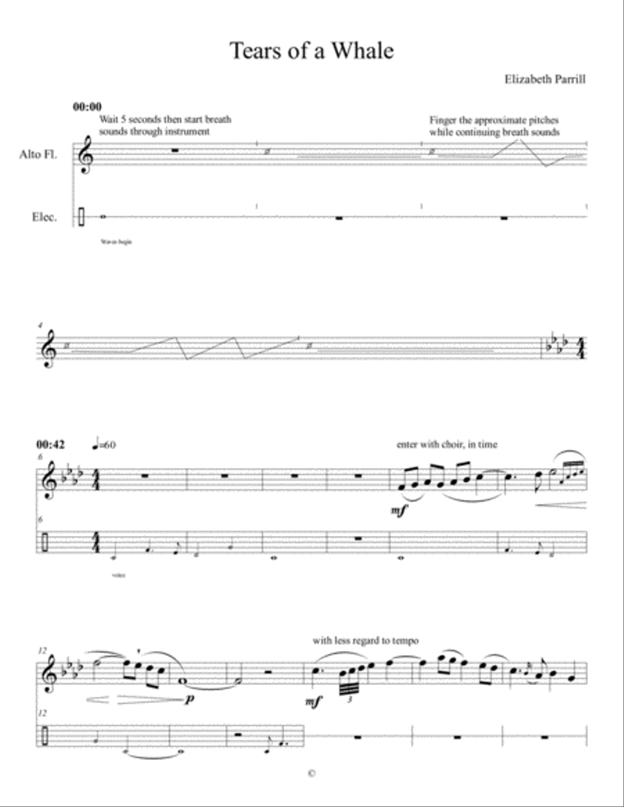 Tears of a Whale Tears of a Whale Small Ensemble scores gallery preview page 2