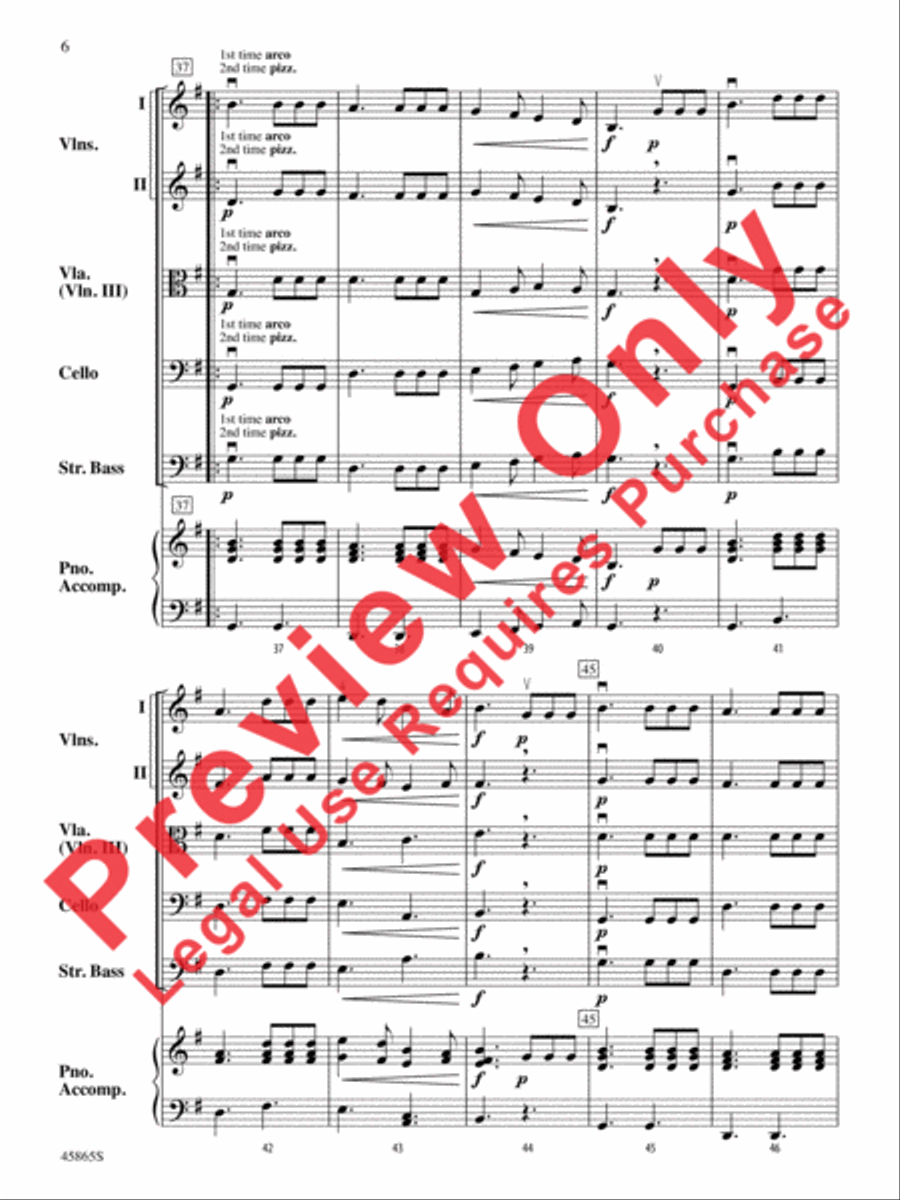 Pieces of Eight String Orchestra scores gallery preview page 6