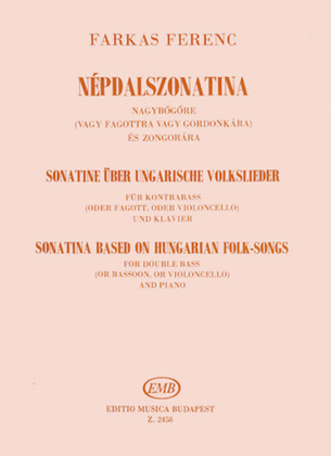 Book cover for Sonatina Based on a Hungarian Folksongs