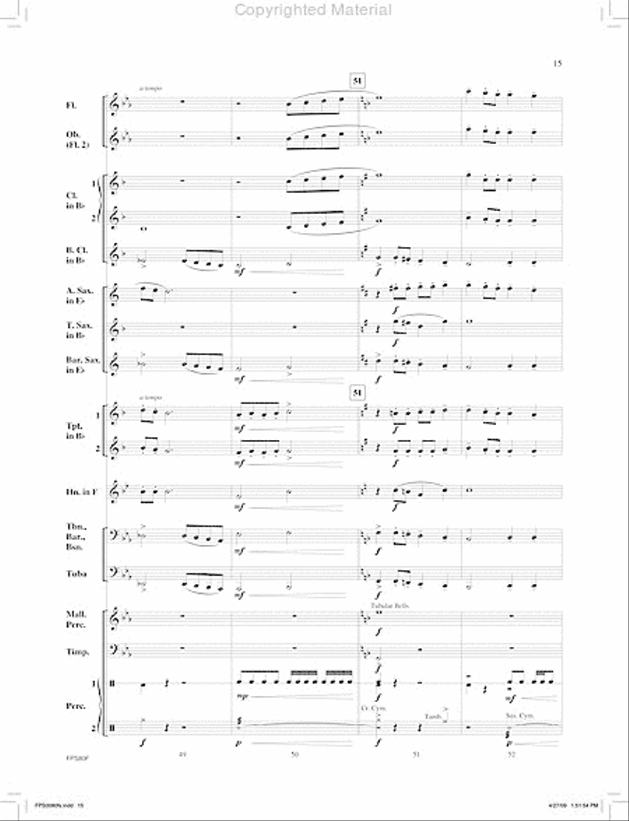 The Cliffs of Mendocino The Cliffs of Mendocino Concert Band scores gallery preview page 16