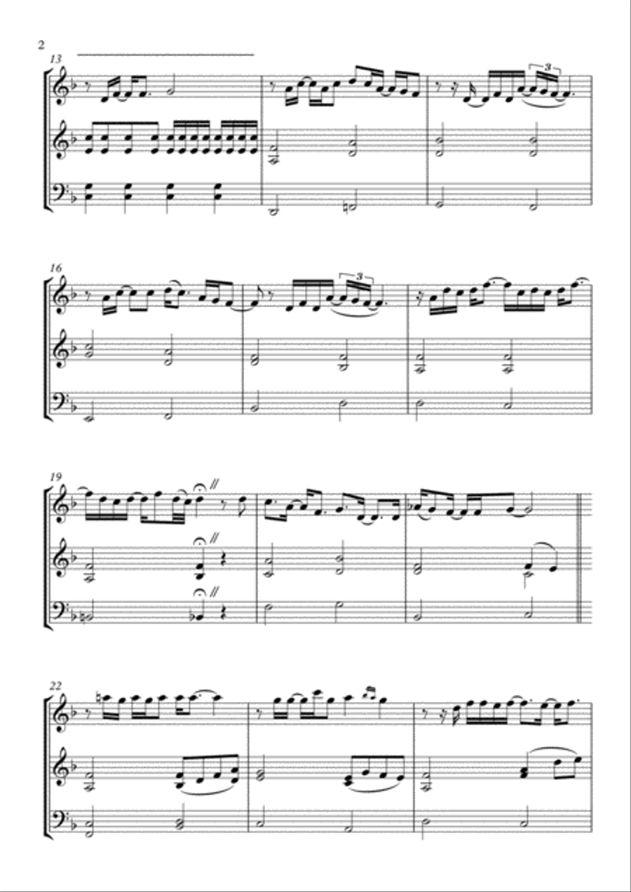 Your Song String Trio scores gallery preview page 3