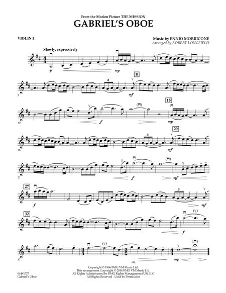 Gabriel's Oboe - Violin 1