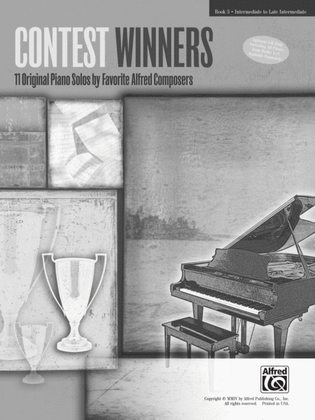 Book cover for Contest Winners, Book 3: 11 Original Piano Solos by Favorite Alfred Composers