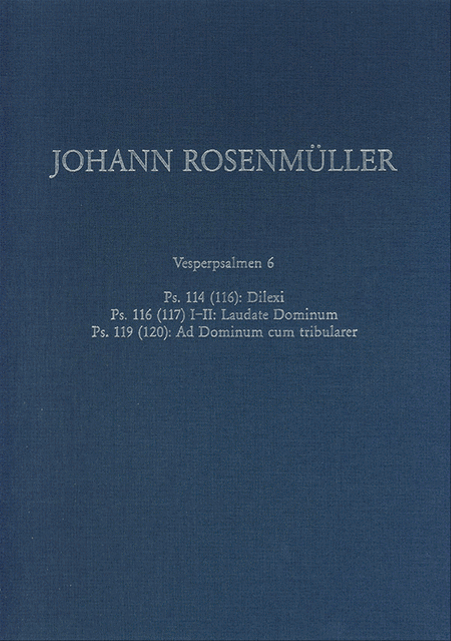 Vesperpsalmen 6: Laudate Dominum u.a. -Psalm 114 (116), 116 (117) und 119 (120)- Choir scores gallery preview page 1
