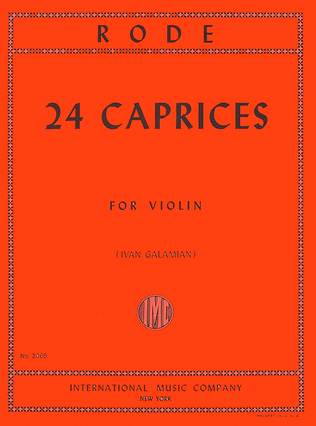 Pierre Rode (1774-1830): 24 Caprices