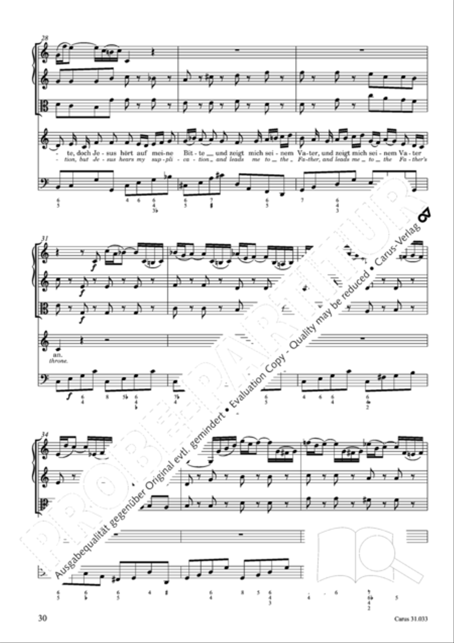 Lord Jesus Christ, in thee alone (Allein zu dir, Herr Jesu Christ) ATB scores gallery preview page 31