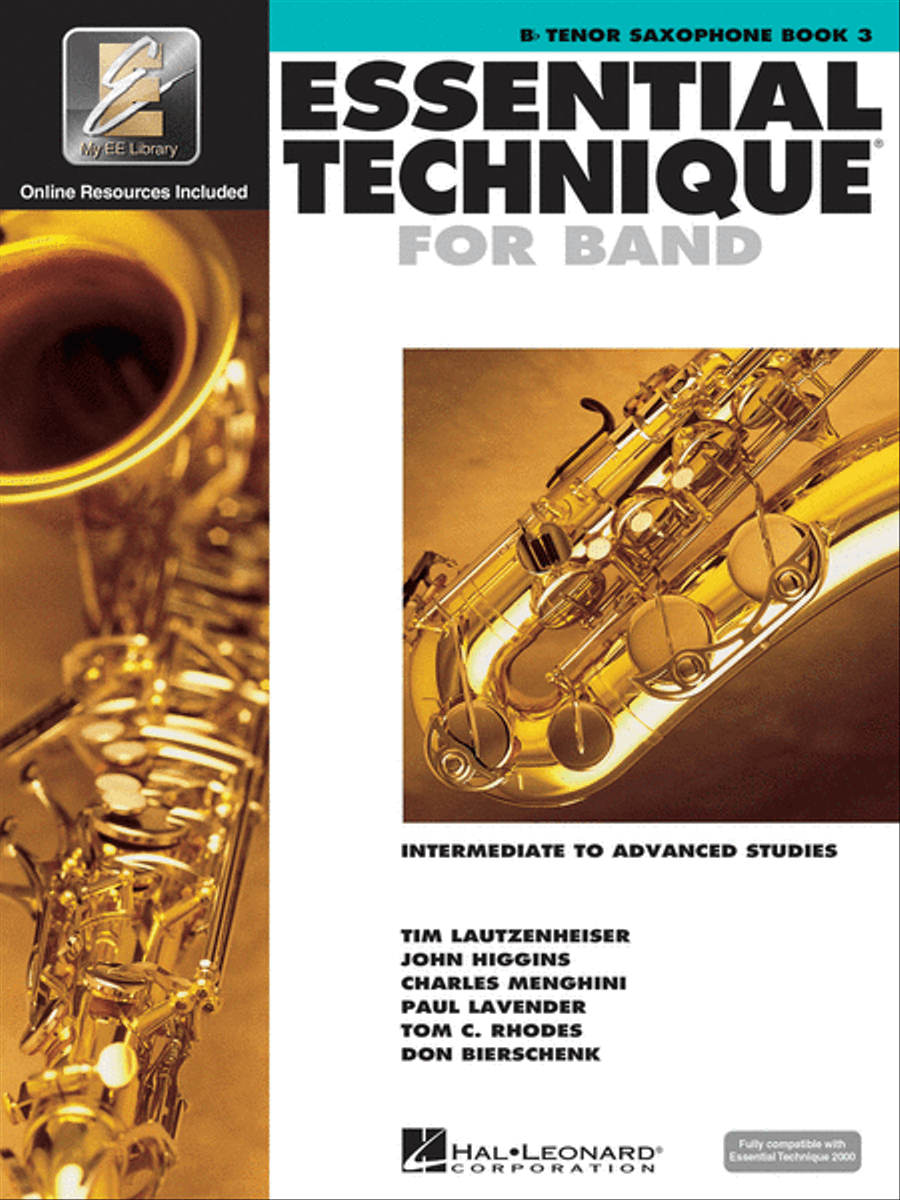 Essential Technique for Band with EEi - Intermediate to Advanced Studies Concert Band Methods - Sheet Music