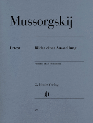 Book cover for Mussorgsky - Pictures At An Exhibition Piano Urtext