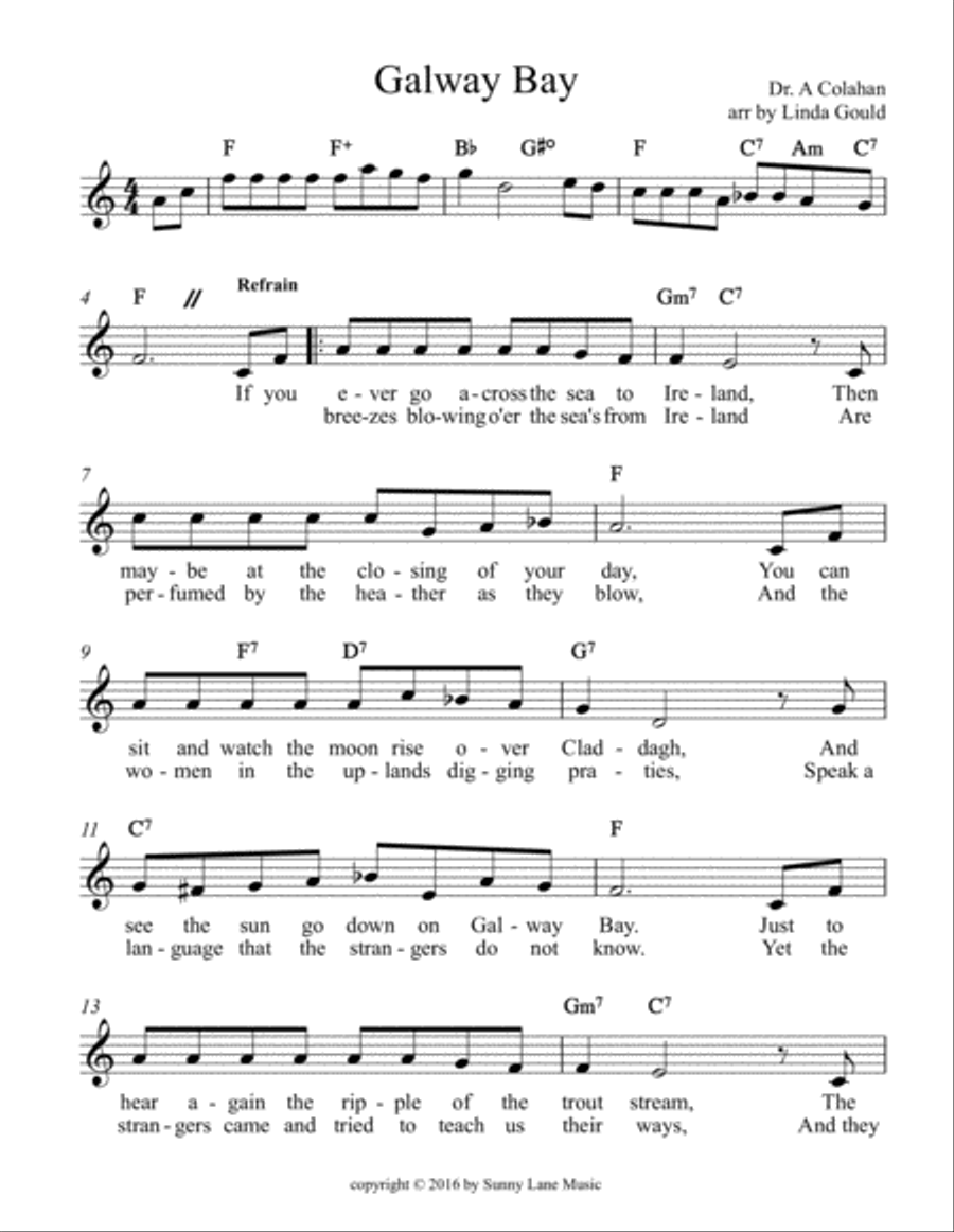 Irish Sing-along Booklet Voice scores gallery preview page 6