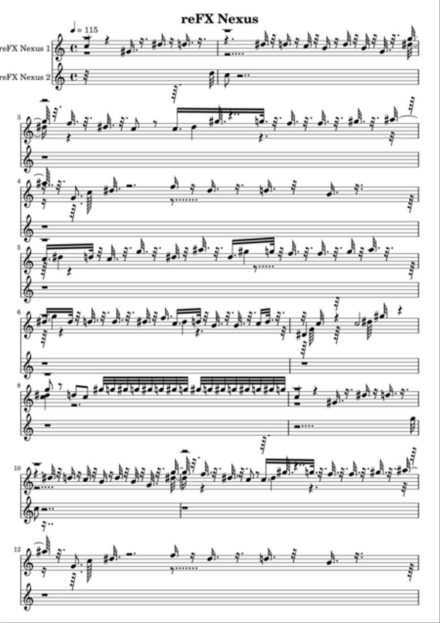 One In The Chamber String String Quartet scores gallery preview page 1