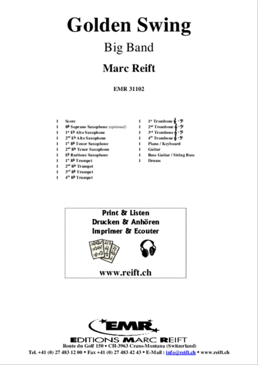 Golden Swing Golden Swing Big Band scores gallery preview page 2