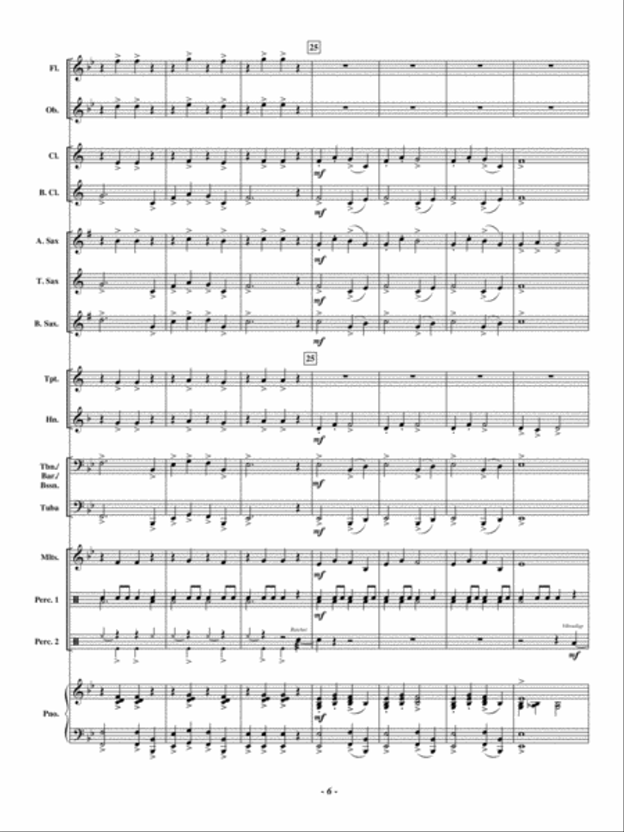 Uncle Buck's Truck Concert Band scores gallery preview page 5