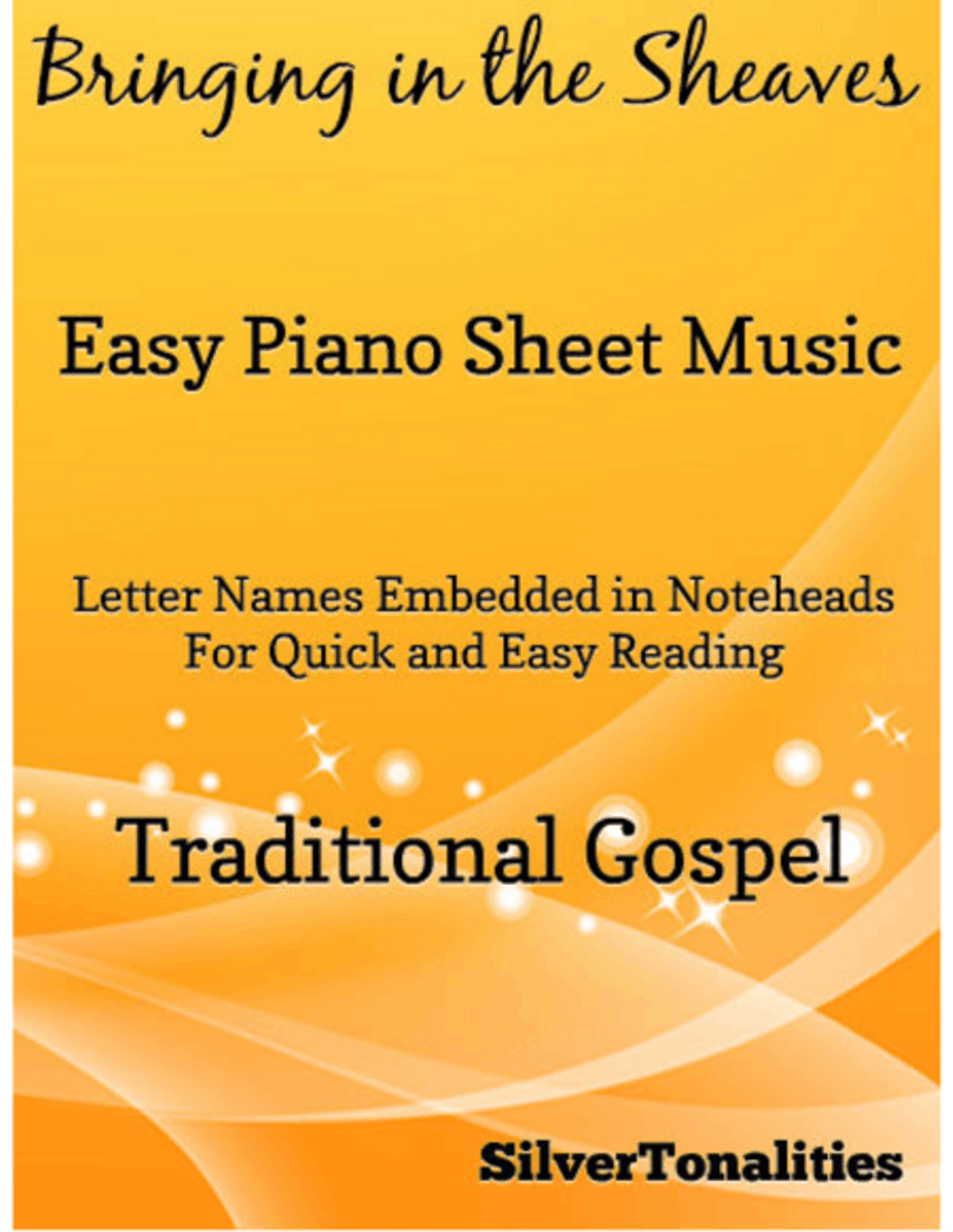 Bringing in the Sheaves Easy Piano Sheet Music Easy Piano scores gallery preview page 1