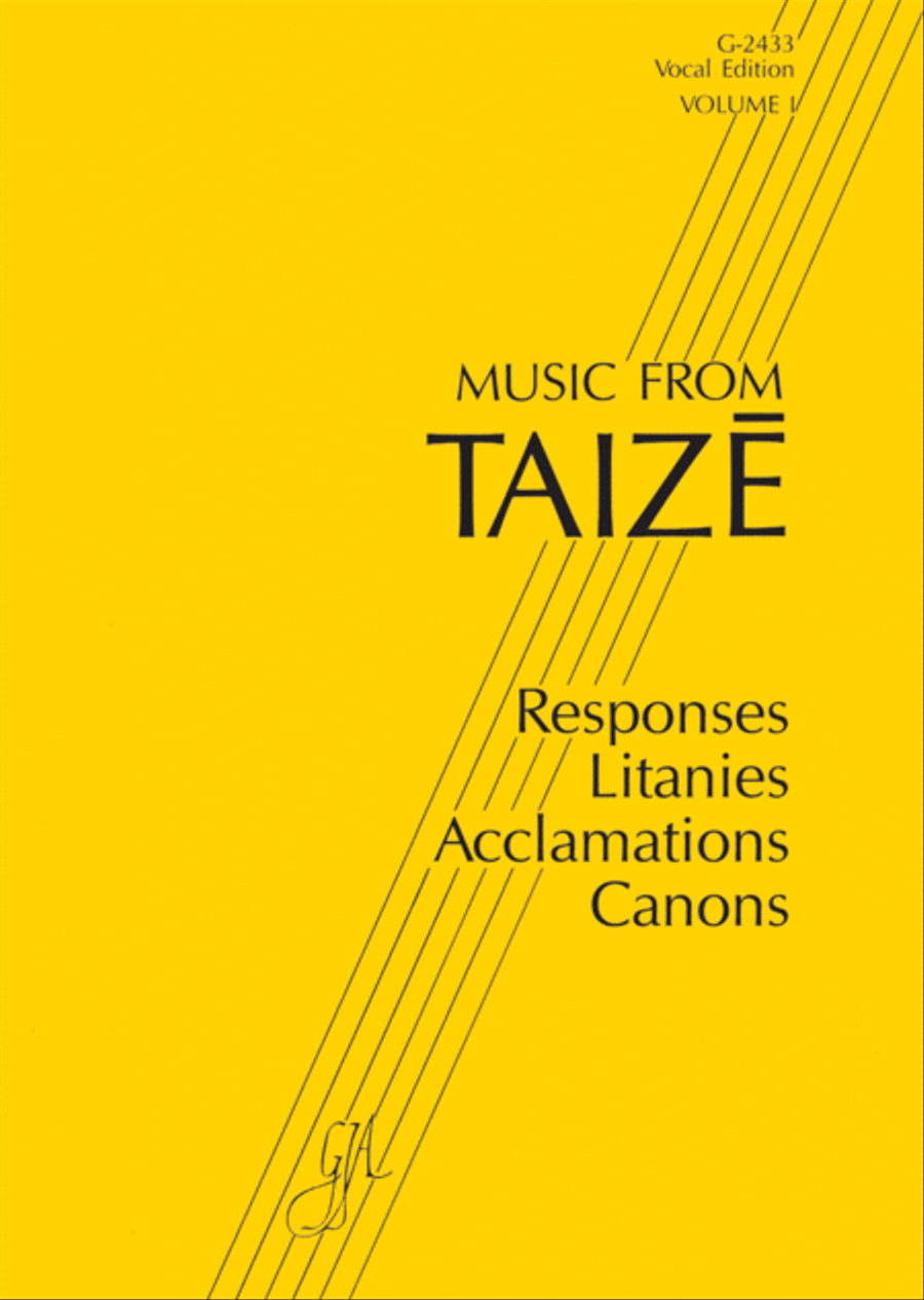 Music from Taizé - Volume 1, Instrumental edition Sacred scores gallery preview page 1