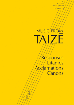 Book cover for Music from Taizé - Volume 1, Instrumental edition