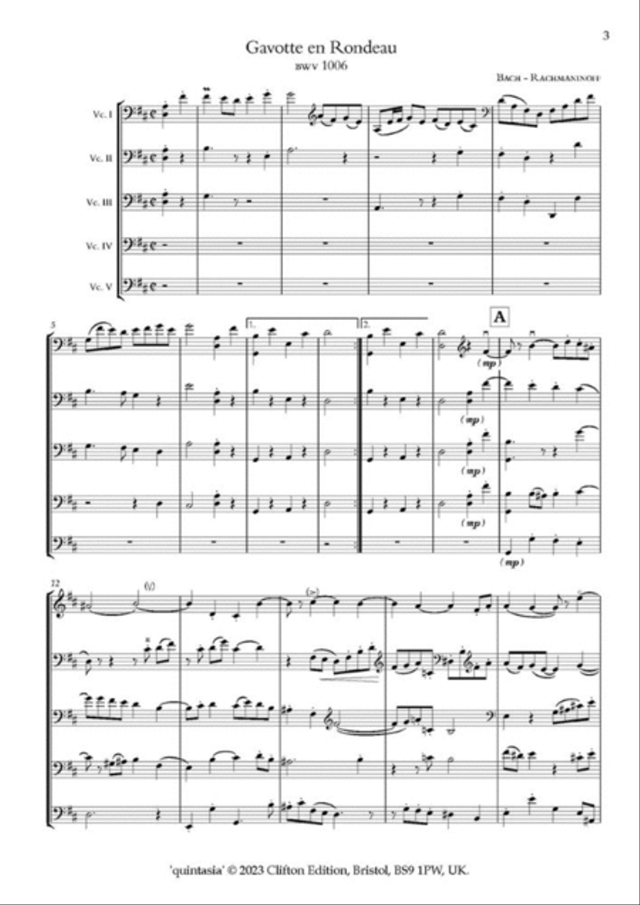 Quintasia A5 Study Score Quintasia A5 Study Score Cello scores gallery preview page 2