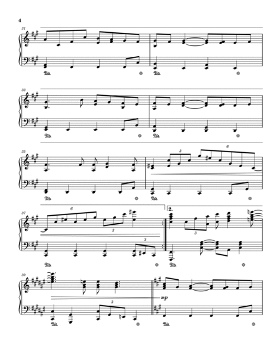 Happy Together Piano Solo scores gallery preview page 4
