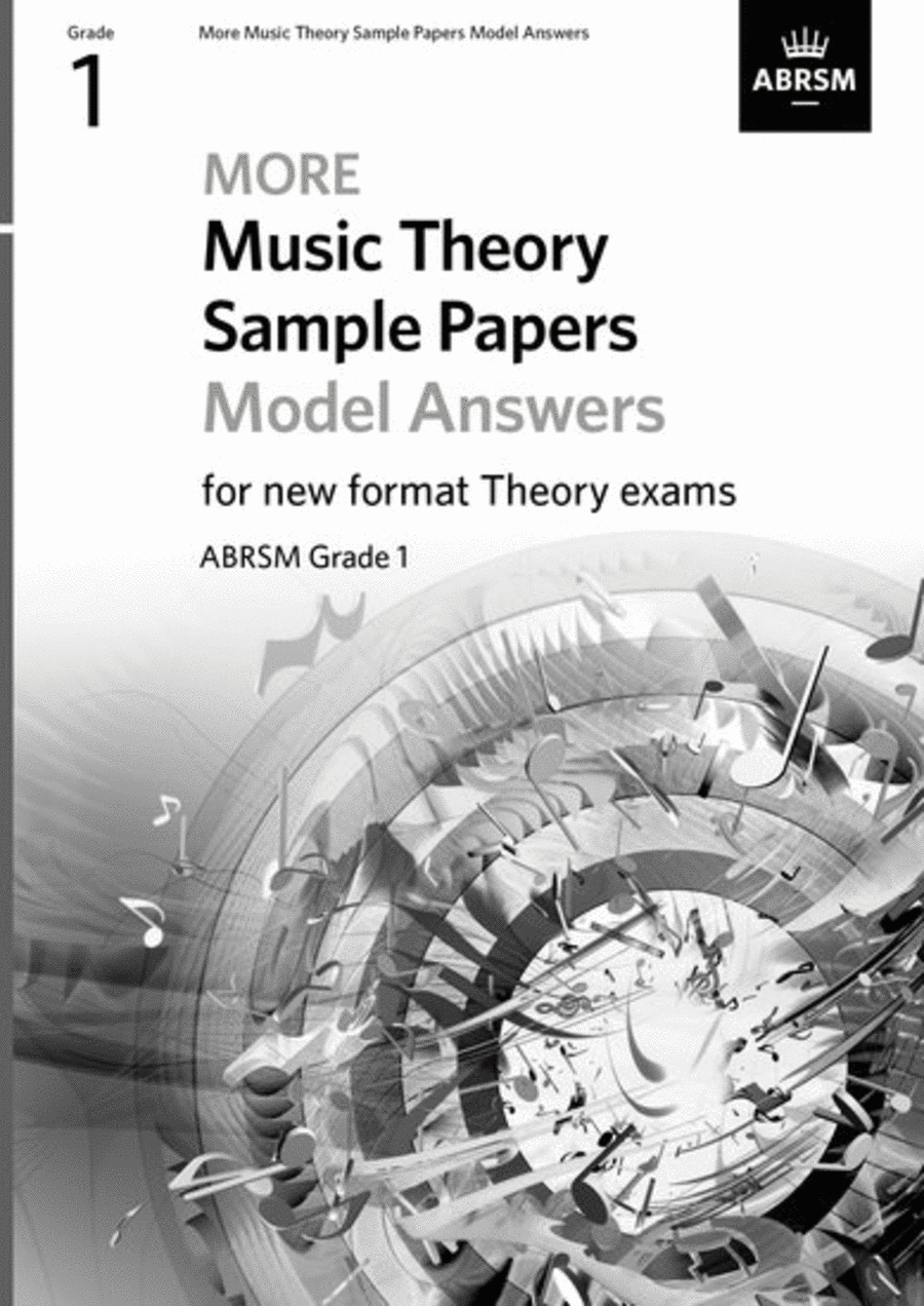 More Music Theory Sample Papers Model Answers, ABRSM Grade 1 Answer Guides scores gallery preview page 1